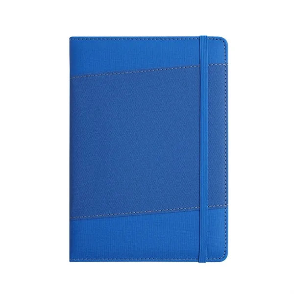 A5 Faux Bamboo Notebook with Elastic Band