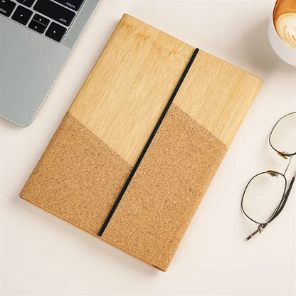 A5 Tri-Fold Leather Notebook