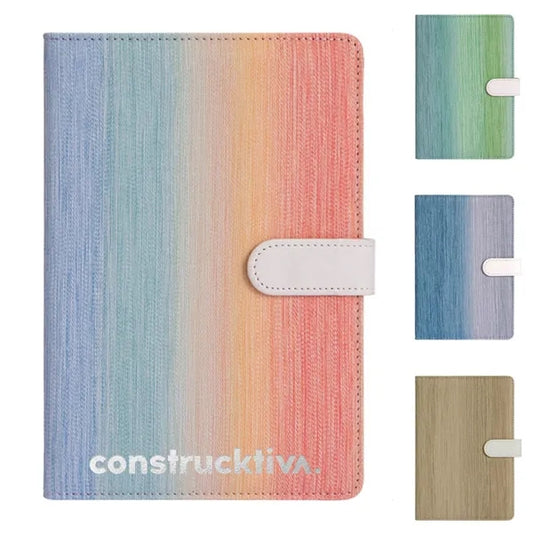 A5 Gradient Color Leather Notebook