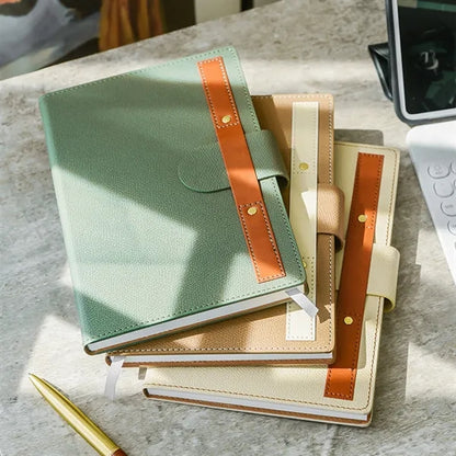 A5 Leather Business Notebook