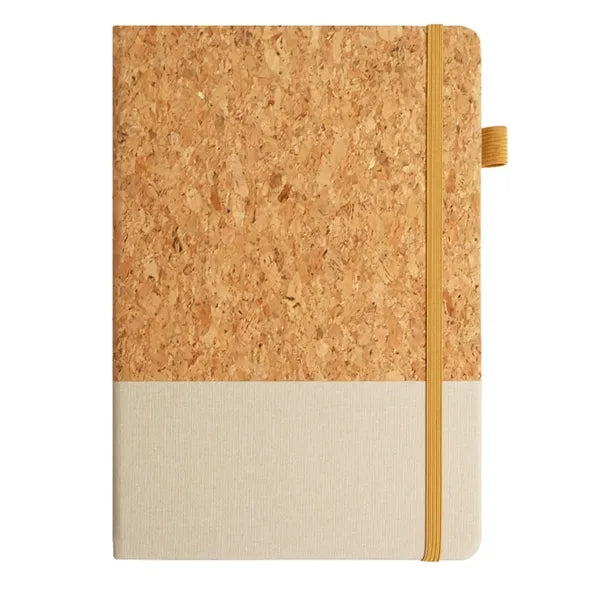 Eco Cork Hardcover Notebook with Elastic Band