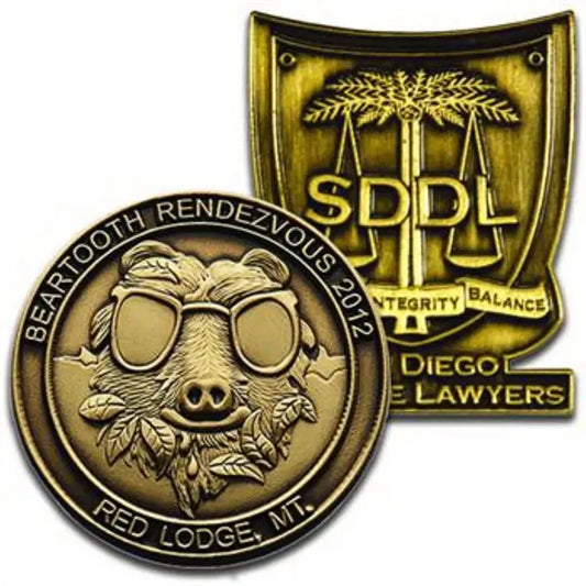 Die Struck Custom Lapel Pins with Magnet Backing