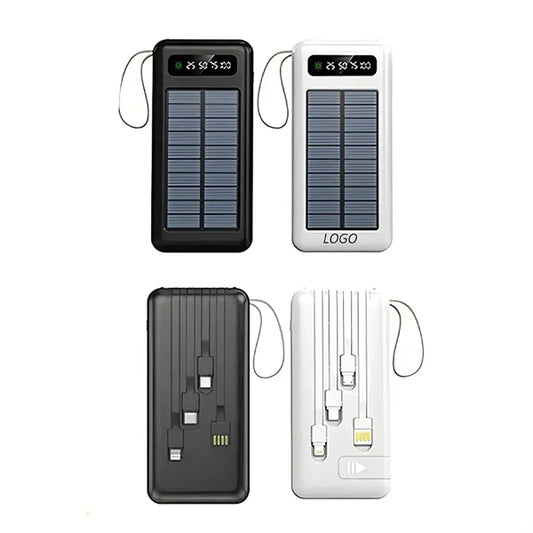High Capacity 4 in 1 Mini Portable Power Bank Solar Charger