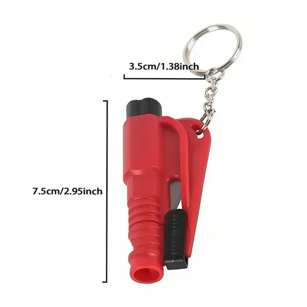 2 in 1 Seatbelt Cutter and Window Breaker Keychain
