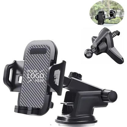 Universal Dual Mount Car Phone Holder for Dashboard Vent