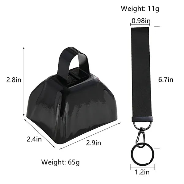 Metal Cowbell for Sporting Events