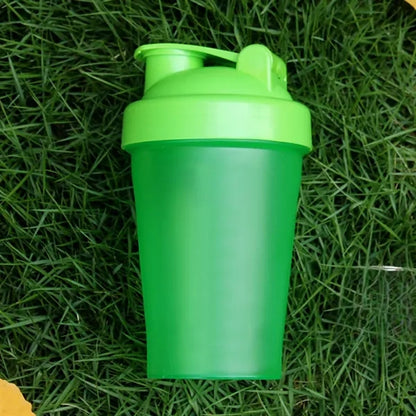 13.5 Ounce Round Protein Shaker Bottle BPA Free Plastic
