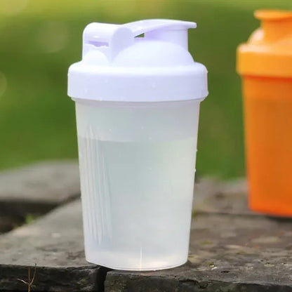13.5 Ounce Round Protein Shaker Bottle BPA Free Plastic