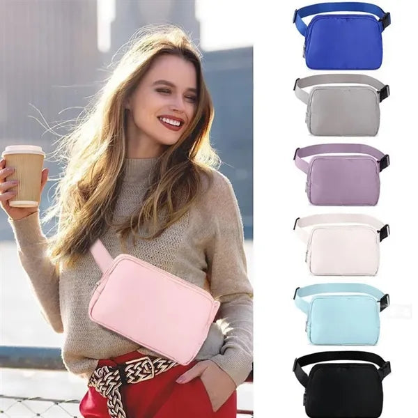 Adjustable Strap Crossbody Fanny Pack Lightweight Belt Bag