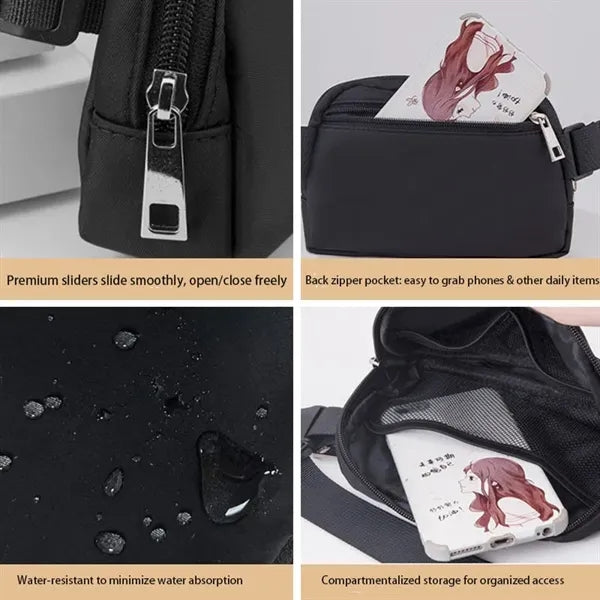 Adjustable Strap Crossbody Fanny Pack Lightweight Belt Bag