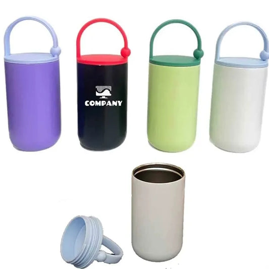 Portable Insulated Cup with Carrying Ring