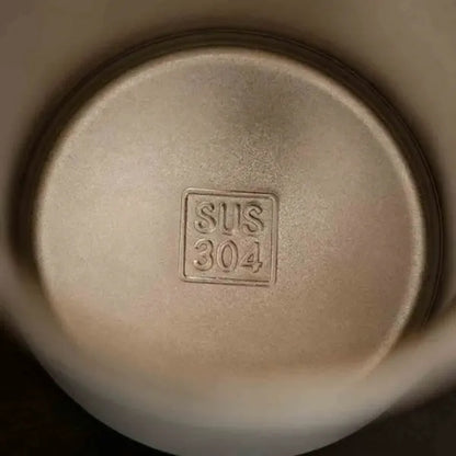 Portable Insulated Cup with Carrying Ring