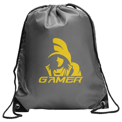 Polyester Drawstring Bag w/ Custom Logo