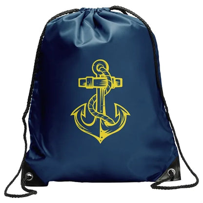 Polyester Drawstring Bag w/ Custom Logo