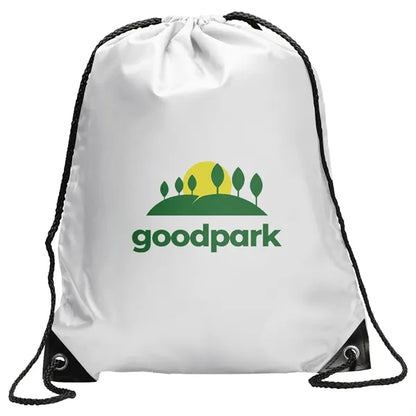 Polyester Drawstring Bag w/ Custom Logo