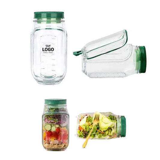 Salad Jar with Side Opening