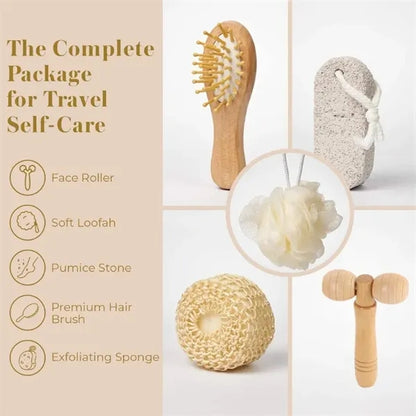 Luxury Bath and Spa Gift Set with Loofah and Accessories