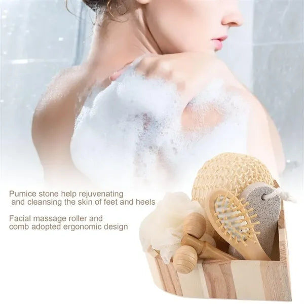 Luxury Bath and Spa Gift Set with Loofah and Accessories
