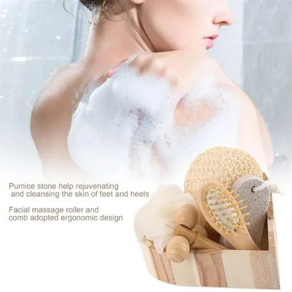 Luxury Bath and Spa Gift Set with Loofah and Accessories
