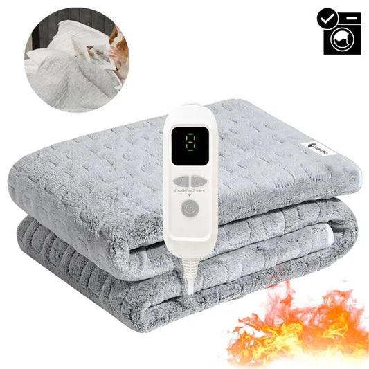 Winter gift cozy soft warmer electric heated throw blanket