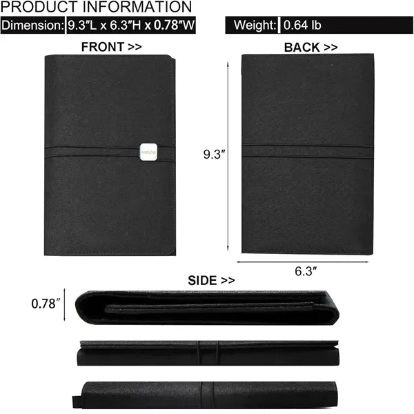 Multi Organizerfits A5 Size Notebook Folio Cover