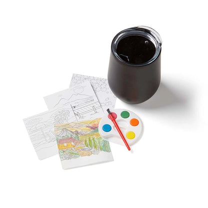 Adult Paint Set and Wine Tumbler