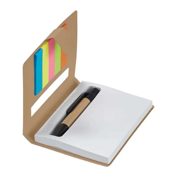 Stowaway Sticky Jotter With Pen
