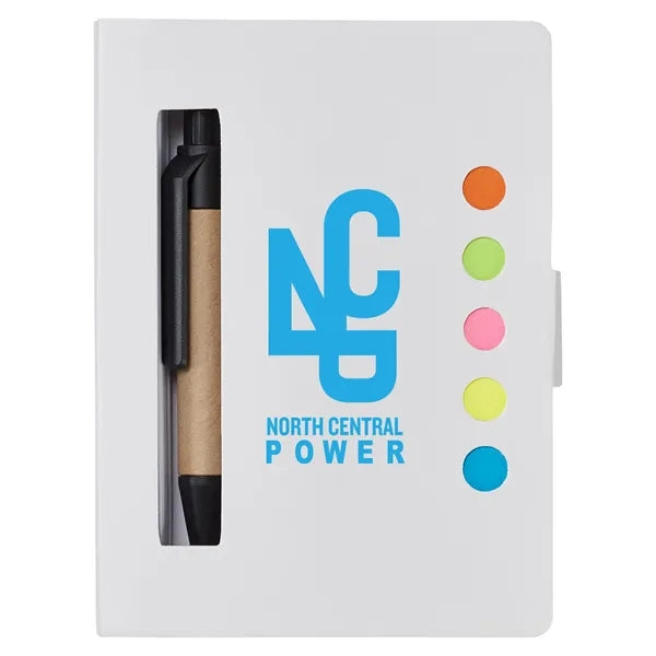 Stowaway Sticky Jotter With Pen