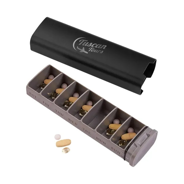 In Transit Travel Weekly Pill Organizer Box