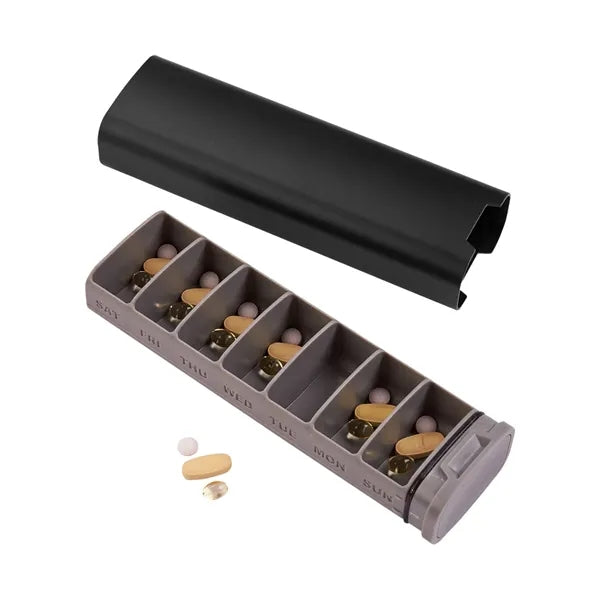 In Transit Travel Weekly Pill Organizer Box