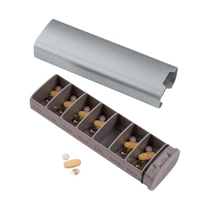 In Transit Travel Weekly Pill Organizer Box