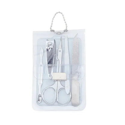 Translucent Five-Piece Manicure Pouch