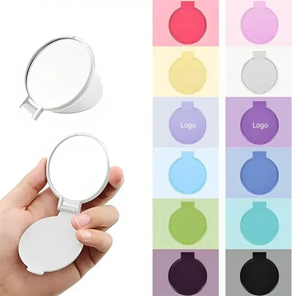 Portable Folding Round Compact Mirrors