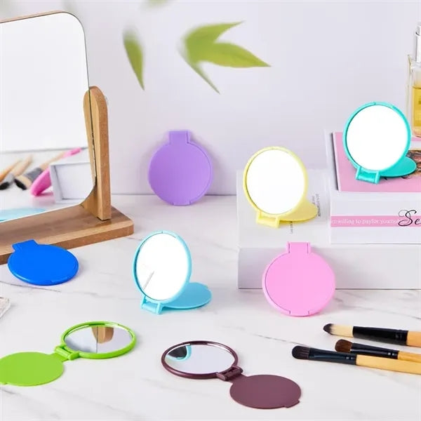 Portable Folding Round Compact Mirrors