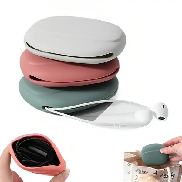 Silicone Headphone Organizer Mini Key Box-Portable
