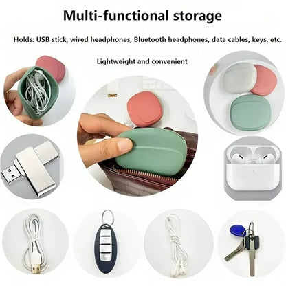Silicone Headphone Organizer Mini Key Box-Portable