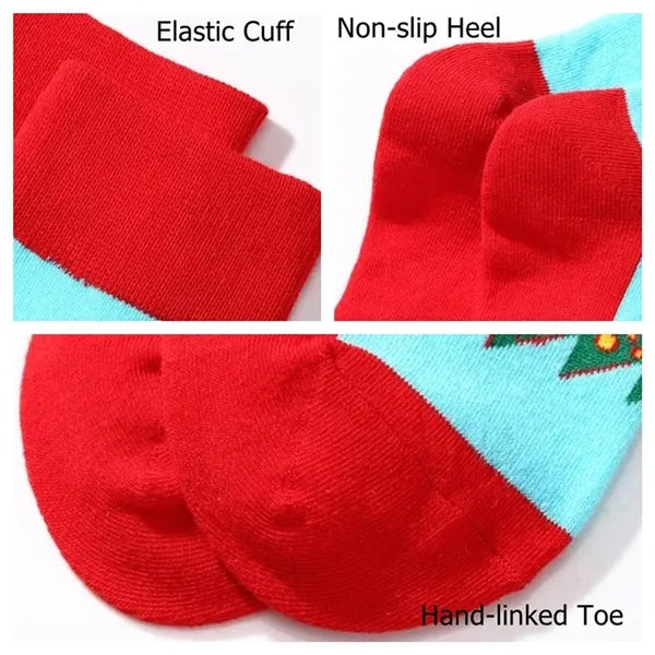 Christmas Crew Socks Cotton
