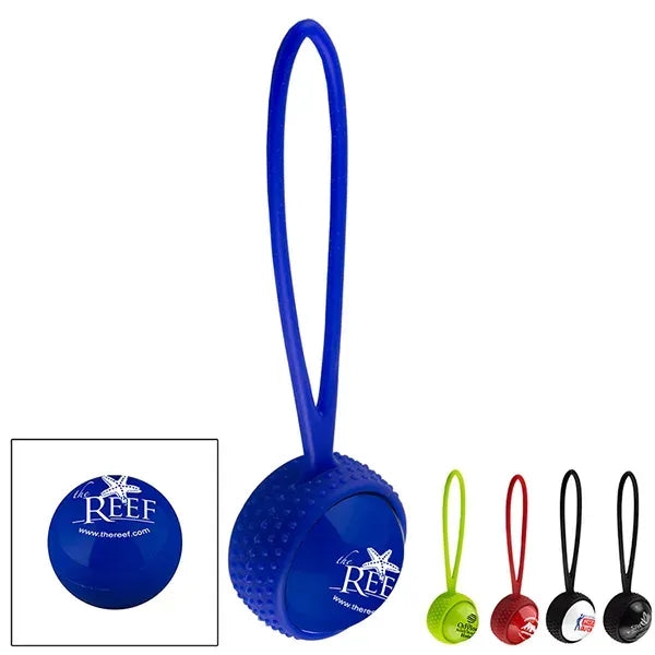 Camilla Vanilla Scented Lip Moisturizer Ball w/ Leash Strap