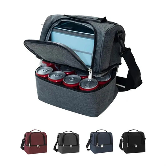 Insulated Lunch Cooler Tote Bag