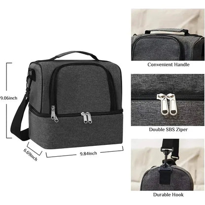 Insulated Lunch Cooler Tote Bag