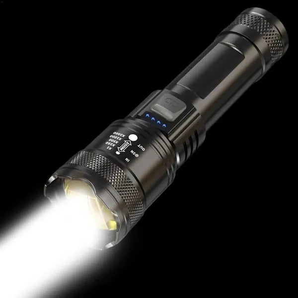 Waterproof Rechargeable LED Torch Light Wear Resistant