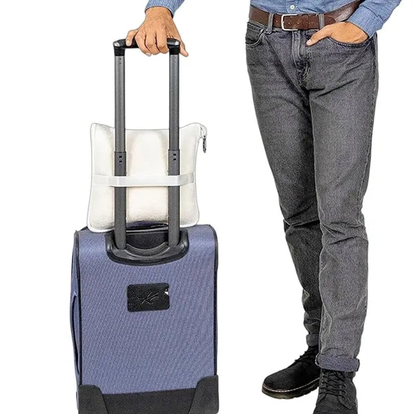 Portable 2-in-1 Flannel Travel Pillow Blanket for Winter