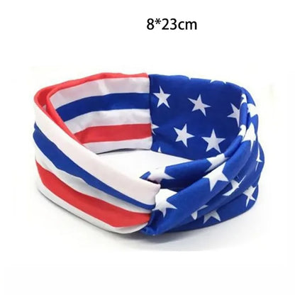 American Flag Headband Patriotic Sports Bandana