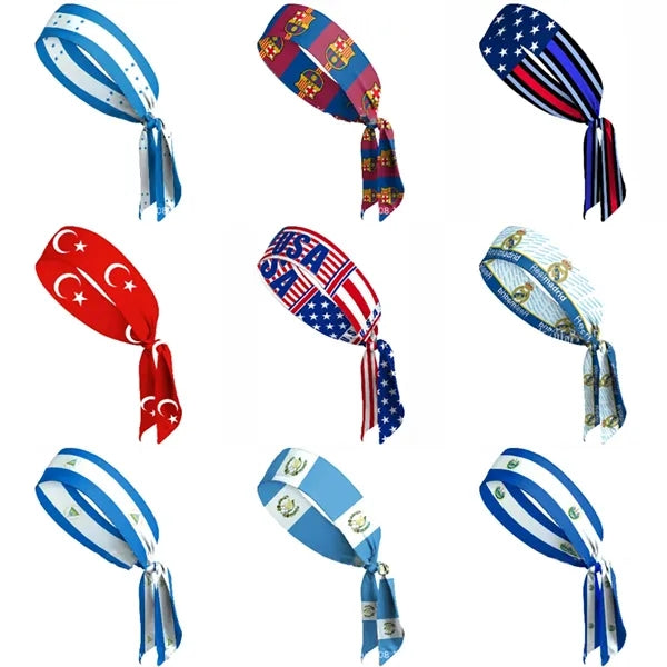 American Flag Headband Patriotic Sports Bandana