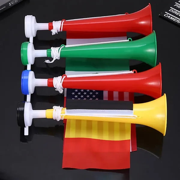 Vuvuzela Horn Cheering Flag Custom Fan Set