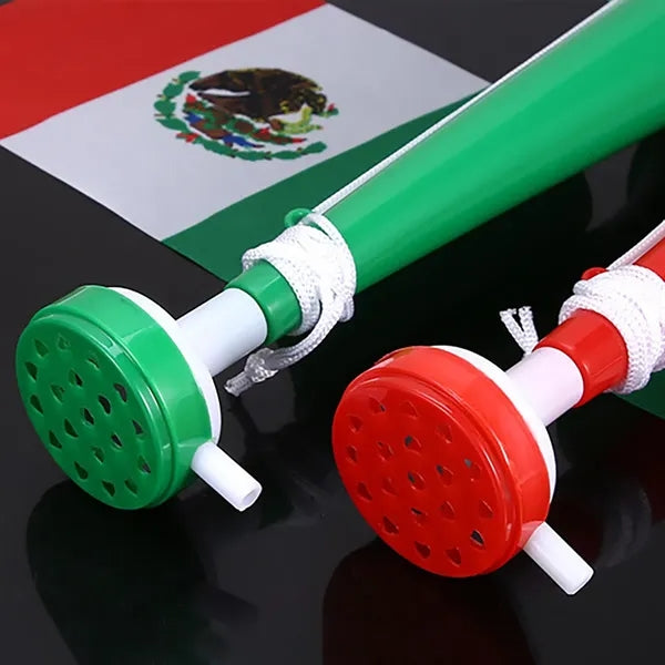 Vuvuzela Horn Cheering Flag Custom Fan Set