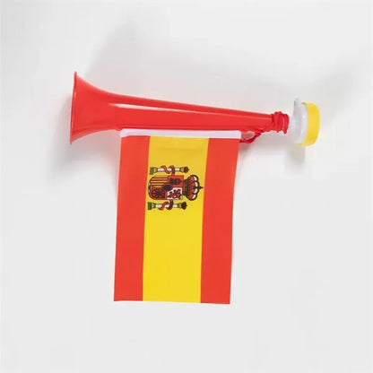 Vuvuzela Horn Cheering Flag Custom Fan Set