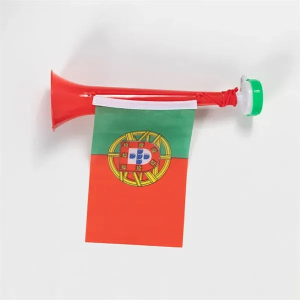 Vuvuzela Horn Cheering Flag Custom Fan Set