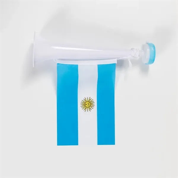 Vuvuzela Horn Cheering Flag Custom Fan Set