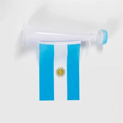 Vuvuzela Horn Cheering Flag Custom Fan Set